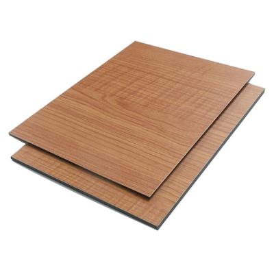 Chine Panneau composite d'aluminium fini en bois ACP pour panneau publicitaire 1220 mm*2440 mm à vendre