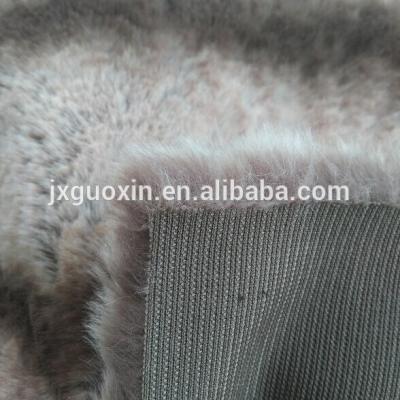 China 2018 High Grad Shrink-Resistant Wholesale Faux Rabbit Fur Fabric for sale