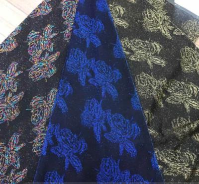 China Shrink-resistant gold lurex knitted shiny fabric for sale