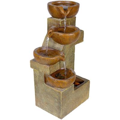 China Mini Europe lote resin water fountain for indoor and outdoor for sale