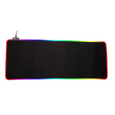 China Customized Durable Glowing RGB Gaming Mouse Pad RGB Wired Natural Rubber Waterproof Non-slip Mouse Pad for sale