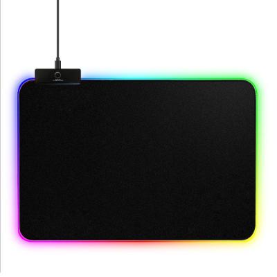 China Waterproof Mice HEATER Mat Mouse Pad Hard Surface 350*250*3mm LED Lighting Computer Gaming RGB Mouse Pad For Game for sale