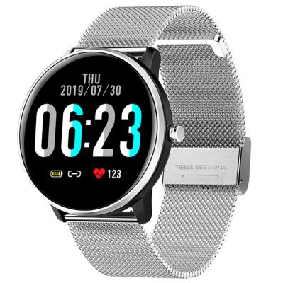 China IP68 Waterproof Smart Watch Call SMS Reminder New Full Page Contact and Blood Pressure Smart Bracelet Heart Rate Monitor for sale