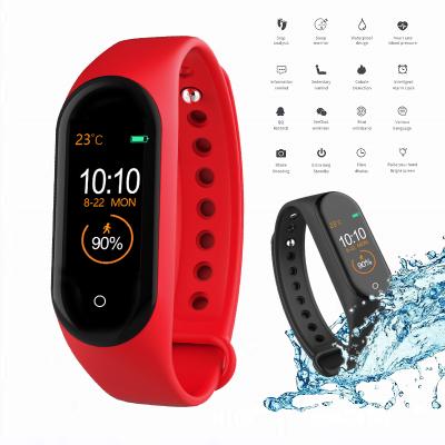 China Hot Selling Waterproof Smart Watch M4 Fitness Tracker Oxygen Blood Pressure Monitor Sport Wristband Smartwatch GPS Navigation Free Samples 2021 for sale