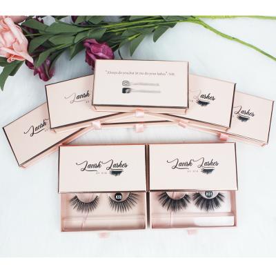 China B819 wholesale natural soft rose gold box eyelash box packaging luxury bling lashpackaging sellers for sale