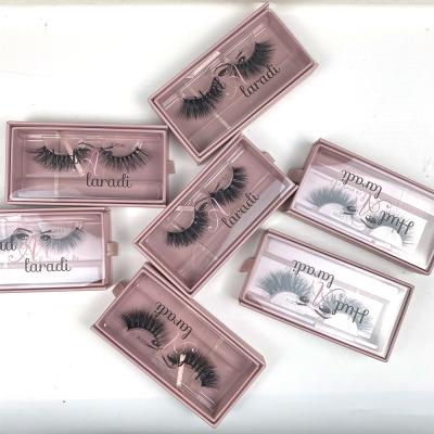 China B893 Christmas Logo B893 Bean Paste Color PVC Clear Natural Soft Drawer Luxury Empty Eyelash Package Box for sale