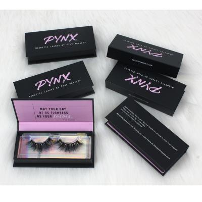 China Free Black Eyelash Box Packaging Customized False Eyelash Box Design Customized Box Seller Customized False Eyelash Natural Soft for sale