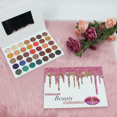 China Waterproof Matte Makeup Cosmetic Eye Shadow 35 Color Eyeshadow Palette Wholesale Cosmetics Private Label for sale