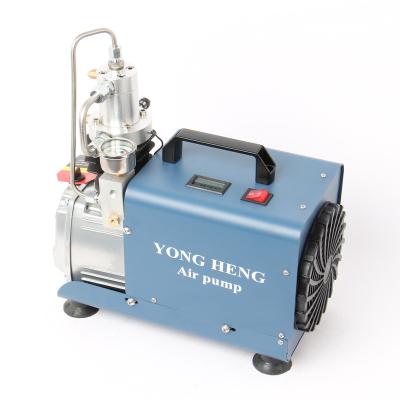 China Yongheng Factory 30mpa Scuba Tank Compressor Lubricated Manual Stop Version for sale