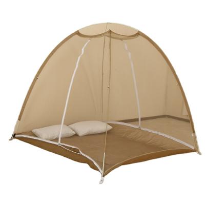 China 100% Polyester PORTABLE Custom Fold Mosquito Net Kids Mosquito Net Tent For Double Bed for sale