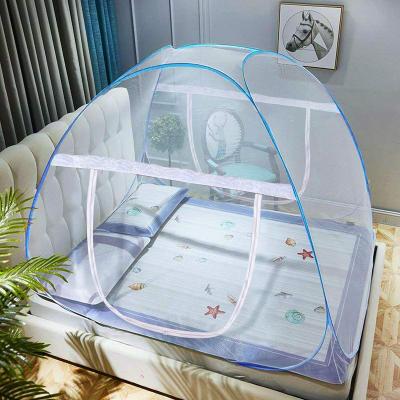 China Folded Wholesale Foldable Portable Anti Mosquito Bites Mosquito Net Tent For Beds for sale