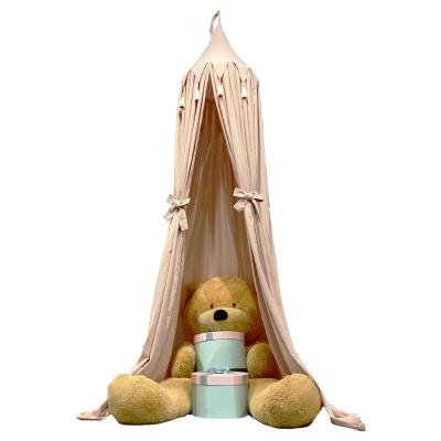 China Folded Kids Protected Play Tent Around Dome 100% Cotton Bed Canopy Mosquito Net for sale