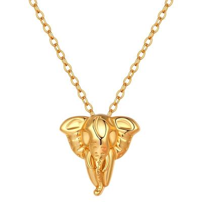 China CLASSIC Customized Factory Supply New Design Gold Plated Mini Elephant Necklace For Mother's Day Gift for sale