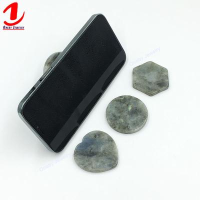 China Custom Adjustable Pocket Cell Phone Case Labradorite Stand Popping Cell Phone Holder Grip Phone Finger With Grip for sale