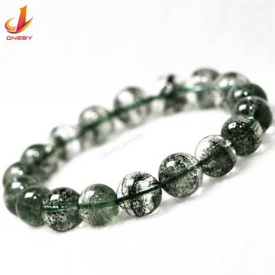 China Green Phantom Ghost Bracelet from the CLASSIC 8mm Roman Natural Stone Bead Beads for sale