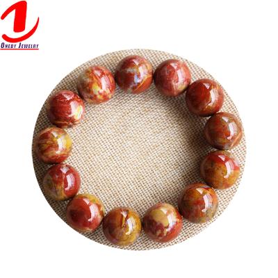 China Natural Red Smart Health Inspirational Infinity Horoscope Heart Agate Bracelet for sale