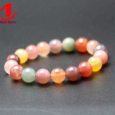 China Natural Heath Heart Child Healthy Care Agate Chakra Charka End Harm Bracelet for sale