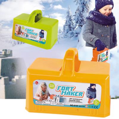 China Making Tools Customized Kids Beach Snow Toy Making Tools 2-in-1 Snow Castle and Beach Play Sand Beach Castle for sale