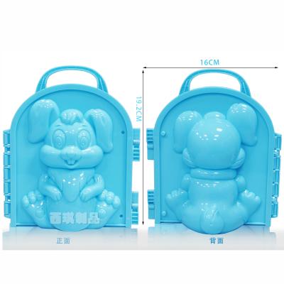 China Custom Children's Toy Snow Model Cartoon Rabbit Winter Snow Game Manual Clamping Clip Making Tool for sale