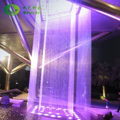 China Factory Price Modern Unique Design Decorative Digital Water Curtain Waterfall Waterfall Fountain for sale