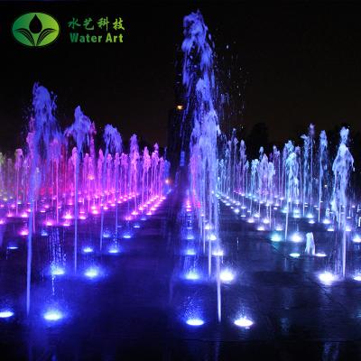 China Custom Design Large Free Design Water Fountain Indoor Outdoor Dry Musical Dancing Fountain for sale