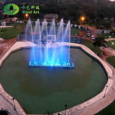 China Custom Design Wonderful Floating Lake Aqua Park Fountain Architectural Professional Customization Design for sale