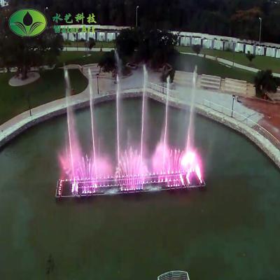 China Custom Design Free Design Lake Fountain Music Dancing Floating Fountain for sale