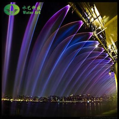 China Custom design professional modern outdoor decorative bridge digital customization water curtain for sale