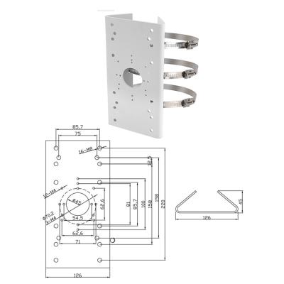 China Wholesale DS-1275ZJ Indoor/Outdoor Indoor/Outdoor Wall Mount Camera Bracket for sale