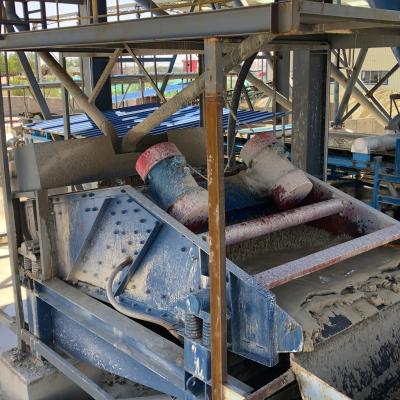 China Wet Mineral Sand Vibrating Screen Polyurethane Screen Board Dewatering Screen for sale