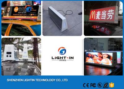 China HD Video Taxi LED Display Waterproof high definition 960mm x 320mm for sale