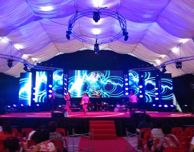 China Outdoor Small Pixel P3.91 Stage LED Screens Rental with Aluminum Cabinet for sale