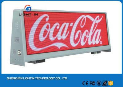 China Double Sides Outdoor Taxi LED Display P5 100% Response Rate 4G / 3G Wireless for sale