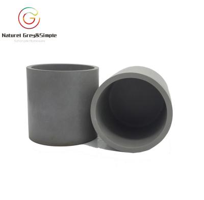 China Home Decoration OEM&ODM Collection Soy Wax Scented Candle Cement Candle Holder Concrete Candle Jar for sale