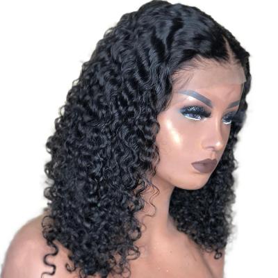 China Factory Wholesale Deep Curly 13x4x1 Lace Frontal Cheap Wig Deep Curly Raw Virgin Cuticle Aligned Human Hair Wigs Brazilian Hair Lace Front for sale