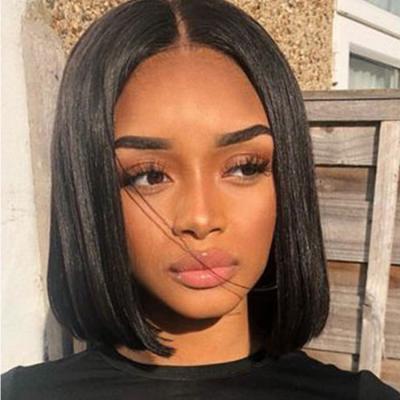 China 100% Lace Front Human Hair Wig Bob Straight 13x6 Hd Full Front Wigs For Black Women 360 Lace Frontal Wig Transparent Swiss Seller 13X4 Virgin Hair for sale