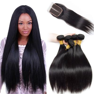 China Wholesale Price Silky Straight Brazilian Wave Hair Extensions 26 Inch Virgin Remy Straight Hair Weave Bundles for sale