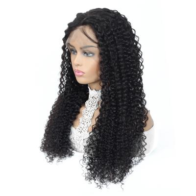 China Factory Price Curly Curly Kinky Curly Lace Front Human Hair Virgin Cuticle Aligned Wigs for sale