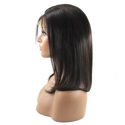 China Brazilian Human Hair 150% Density Bob Straight High Quality Virgin Unprocessed Bob Straight Lace Front Remy Wigs for sale