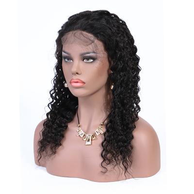 China Brazilian Water Wave 100% Virgin Human Hair Lace Front Wigs Water Wave For Black Women for sale