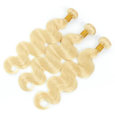 China 613 Body Wave Seller Wholesale 613 Blonde Body Wave Hair Bundles 100% Virgin Hair Raw 12A Bundle for sale