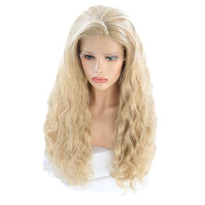 China Hot Sales Promotion Real Product Silky Straight Hot Product Breathable Hair Wave Lace Front High Quality Gold Wig for sale