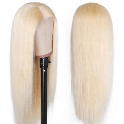 China Full Hd 360 Silky Straight Blonde Remy Virgin 613 Lace Front Human Hair Europe Wave Hair Front Wig for sale