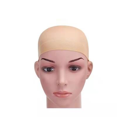 China Pol Yester Material Black Beige Multiple Sizes High Elastic Breathable Wig Caps Mesh Dome Cap For Wig for sale