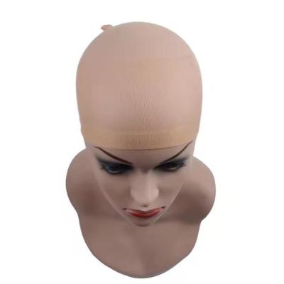 China Pol Yester Material Wholesale Breathable Stocking Wig Caps Stretchy Nylon Wig Caps For Wig Wearers for sale