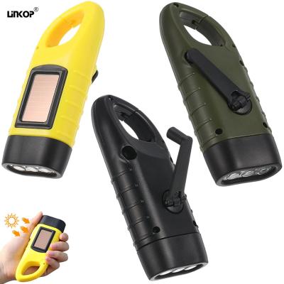 China Emergency LED Flash Light Keychain Solar Powered Rechargeable For Outdoor Sports for sale