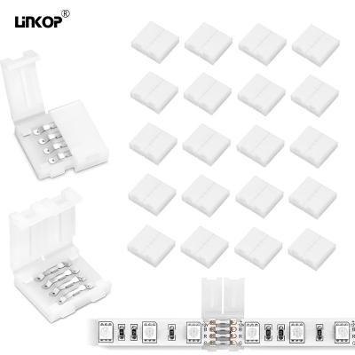 Chine Connecteur à bande de LED RVB 10 mm sans entrée sans extension de borne sans soudure SMD 5050 à vendre