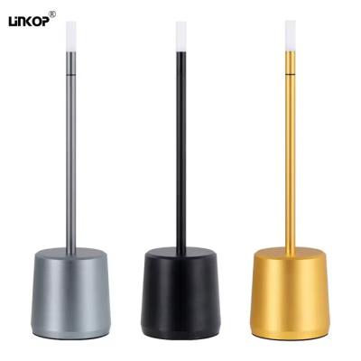 China 2700k Warm Light Metal Led Table Lamp Charging Touch Dimmer Bedside Lamp for sale