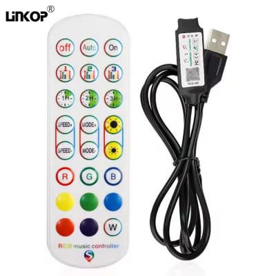 China 24Key Ir LED Bluetooth Controller Smartphone App Music Mode 5v Usb for sale