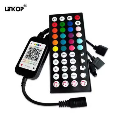 China 4Pin RGB Lichtstreifen-Controller Intelligente Bluetooth Musik 44Taste Fernbedienung zu verkaufen